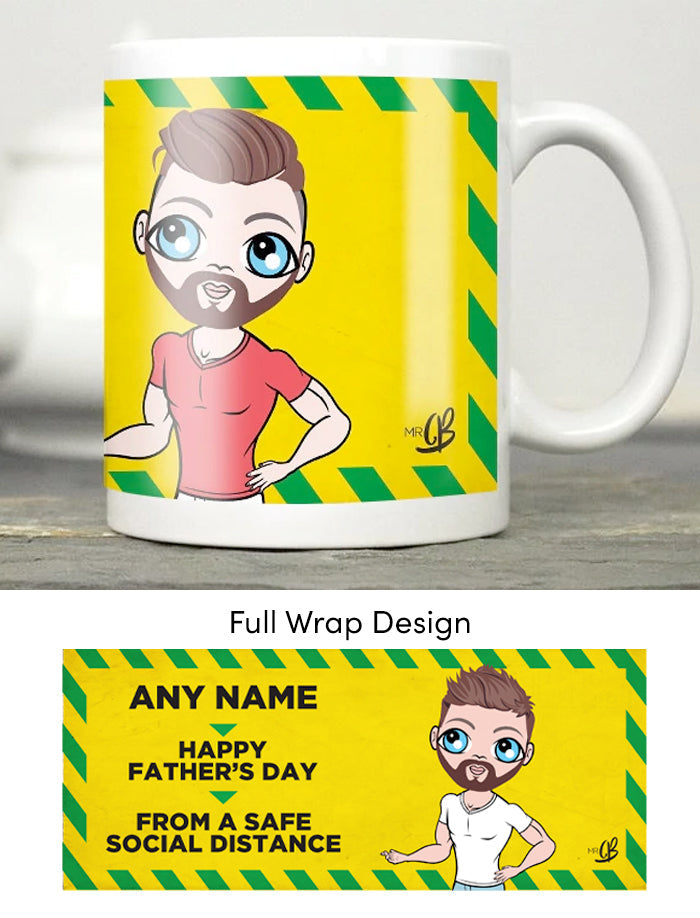 Mens Personalized Social Distance Mug