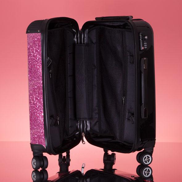 ClaireaBella Glitter Effect Suitcase - Image 6