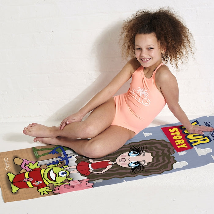 ClaireaBella Girls Your Story Beach Towel - Image 3