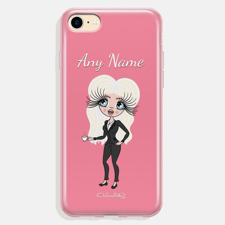 ClaireaBella Personalized Pink Phone Case - Image 0
